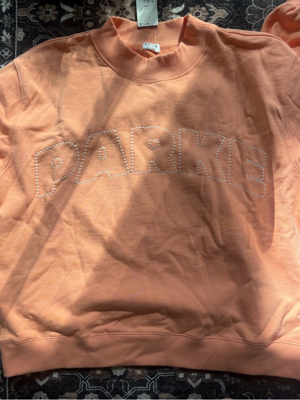 PARKE X Target Peach Crewneck Sweatshirt - Women's Cozy Pullover